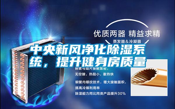 中央新風凈化除濕系統，提升健身房質量