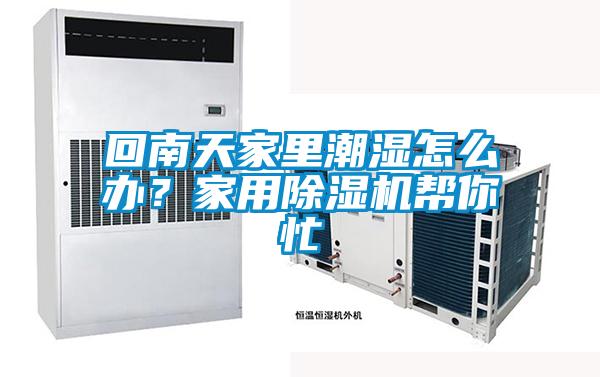 回南天家里潮濕怎么辦？家用除濕機幫你忙
