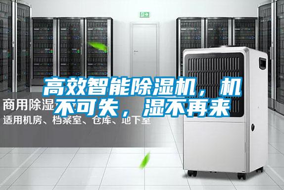高效智能除濕機，機不可失，濕不再來