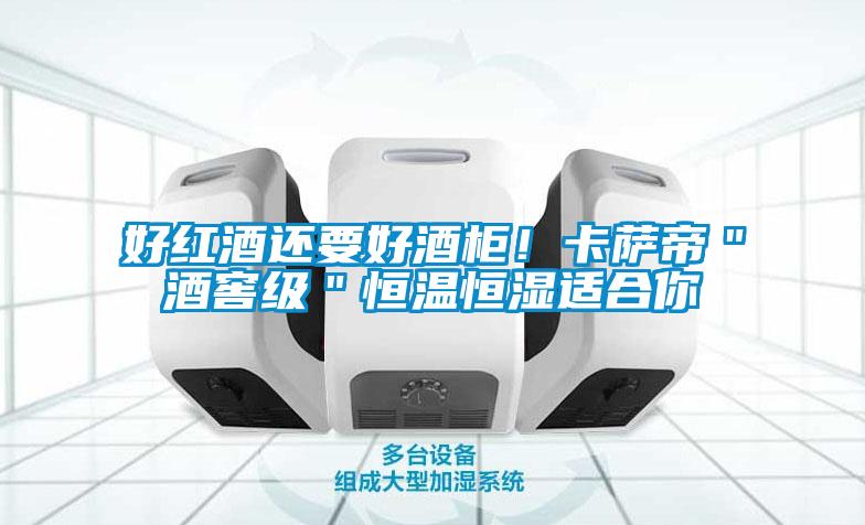 好紅酒還要好酒柜！卡薩帝＂酒窖級(jí)＂恒溫恒濕適合你