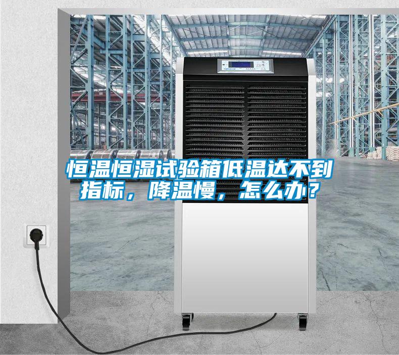 恒溫恒濕試驗箱低溫達不到指標，降溫慢，怎么辦？