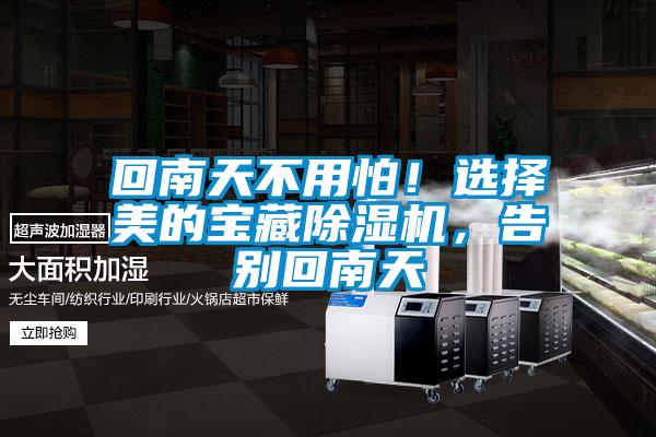 回南天不用怕！選擇美的寶藏除濕機，告別回南天