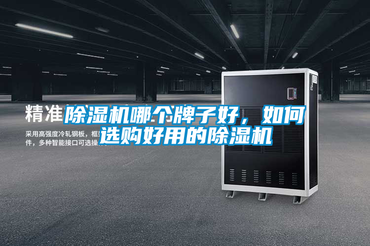 除濕機哪個牌子好，如何選購好用的除濕機